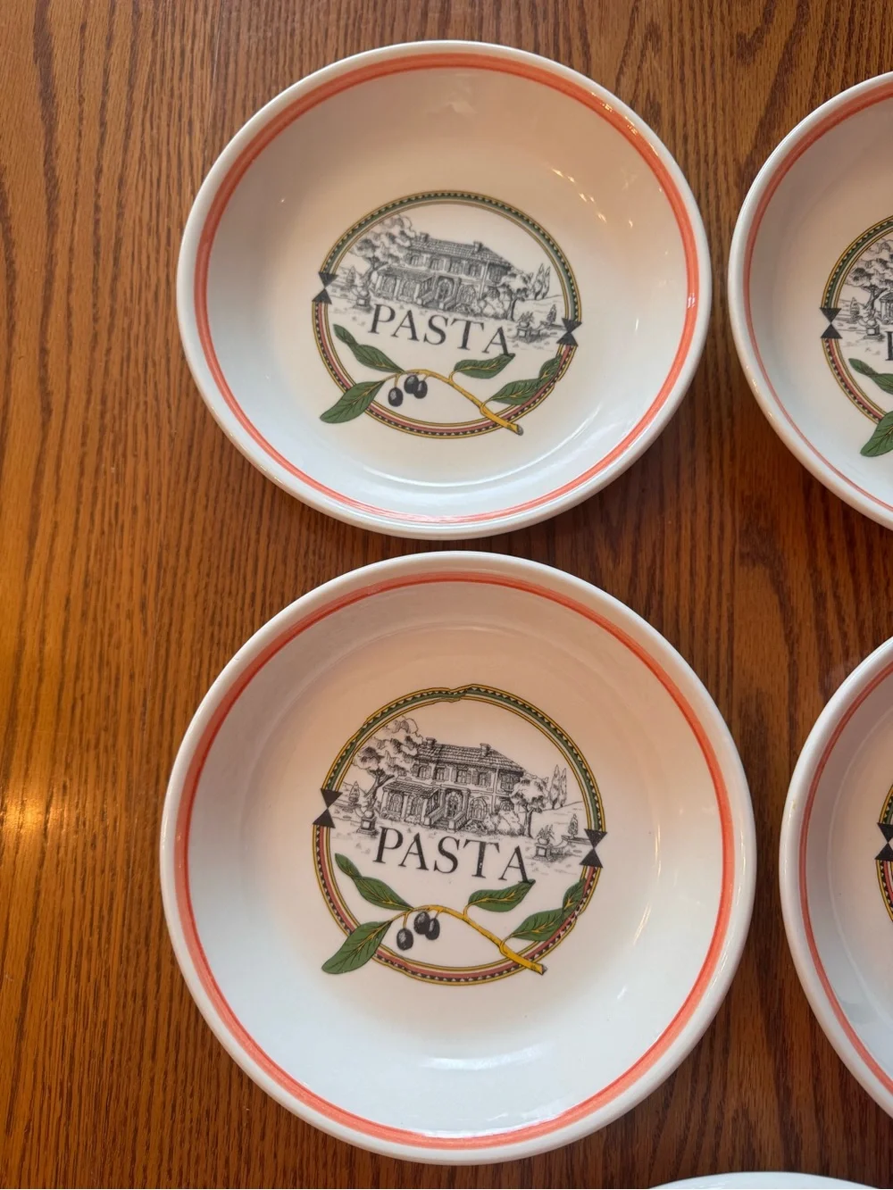 Vintage Himark, Made in Italy, Pasta Serving Bowl Set – 5 Piece Italian Ceramic